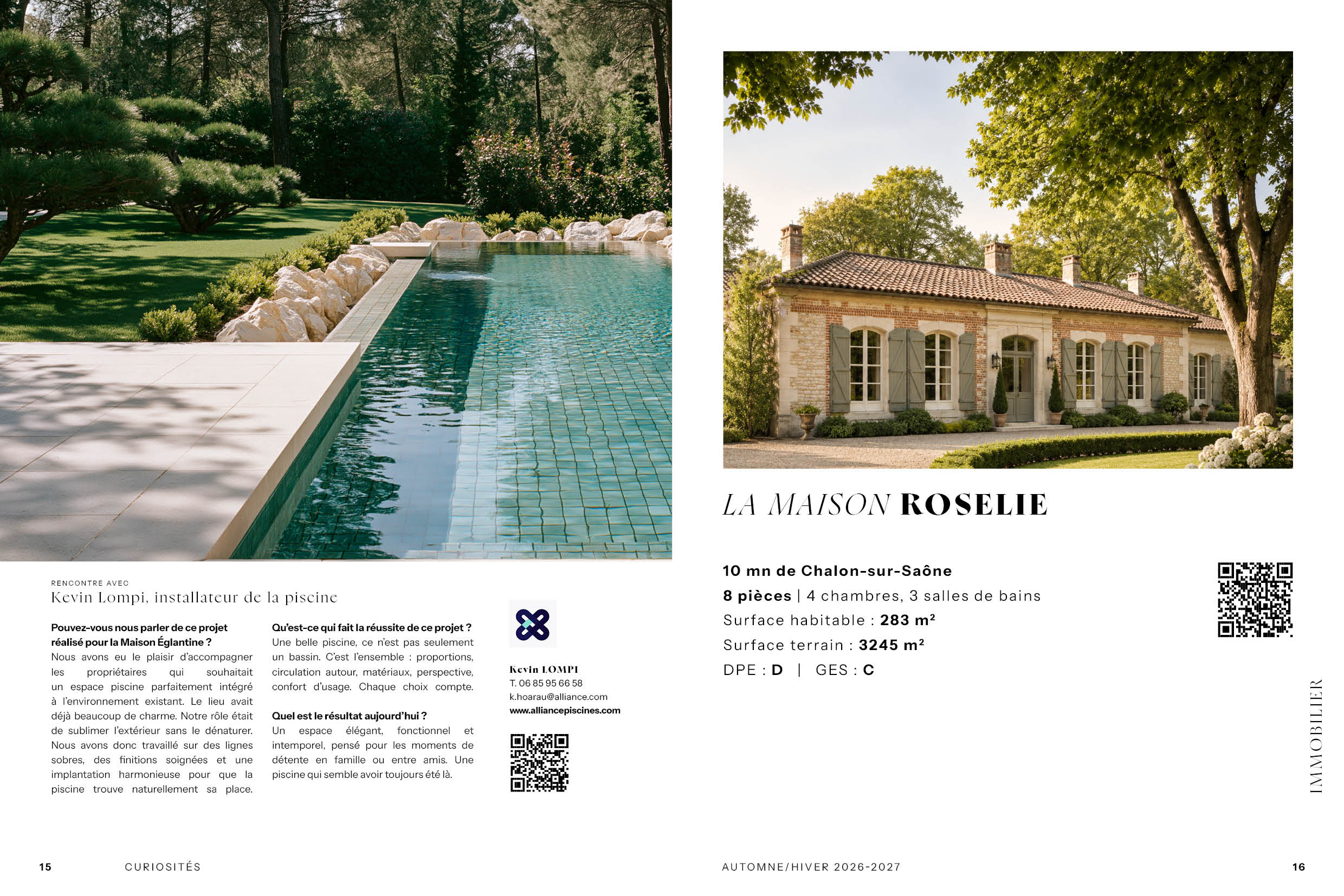 Immobilier — Fiche & extérieurs